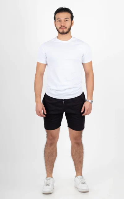 SHORT / ALGODON / CABALLERO / SPORT / NEGRO