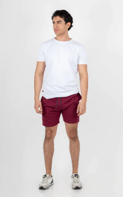 SHORT / ALGODON / CABALLERO / SPORT / VINO