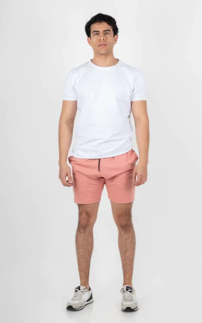 SHORT / ALGODON / CABALLERO / SPORT / SALMÓN