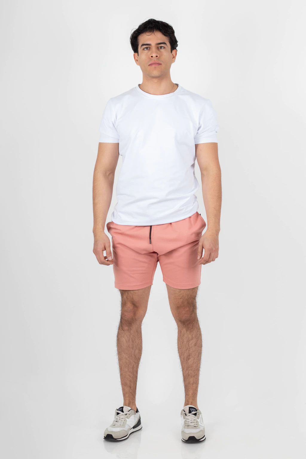 SHORT / ALGODON / CABALLERO / SPORT / SALMÓN