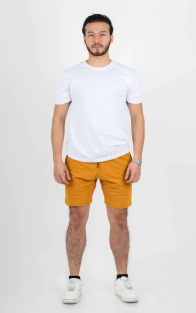 SHORT / ALGODON / CABALLERO / SPORT / MOSTAZA