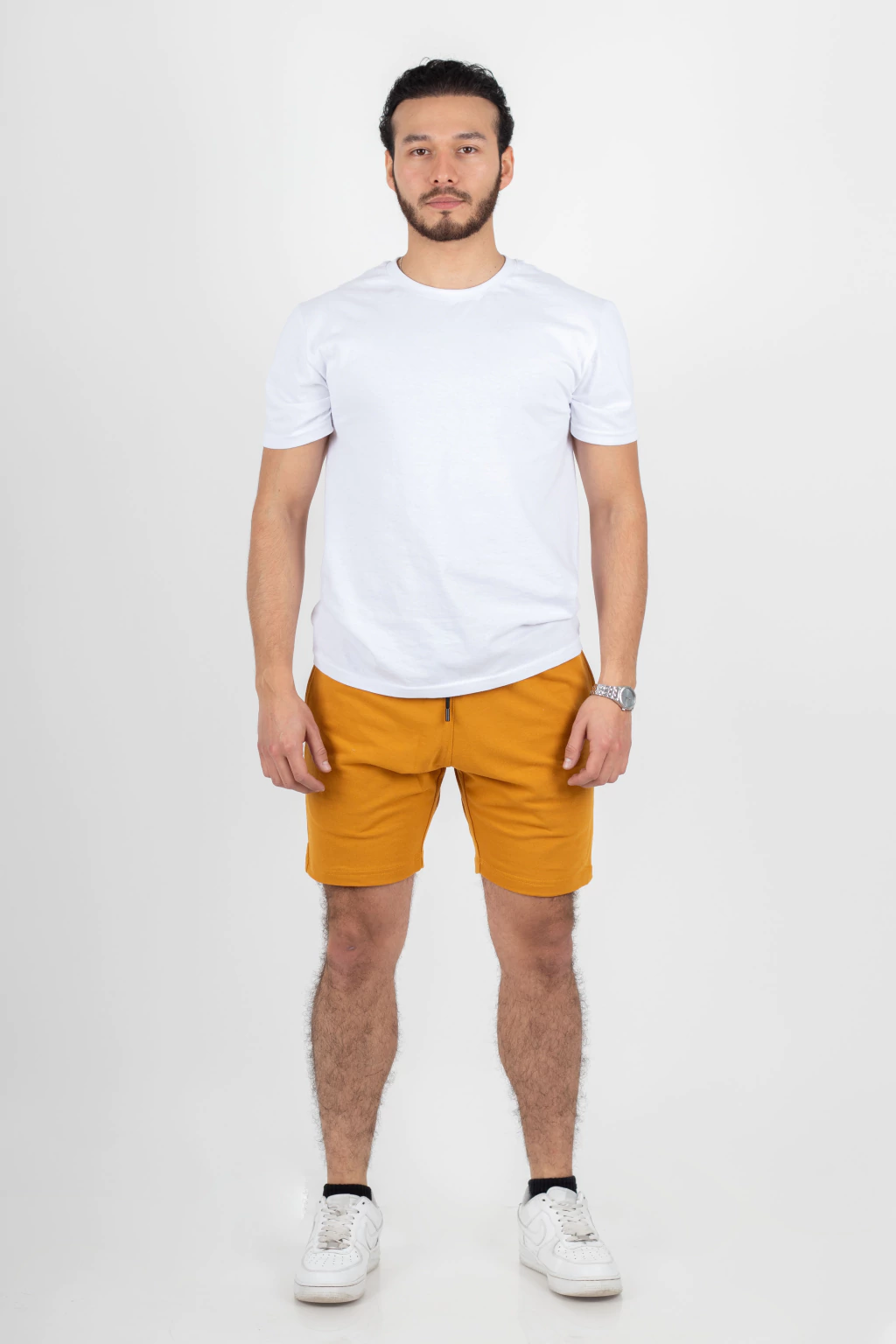 SHORT / ALGODON / CABALLERO / SPORT / MOSTAZA