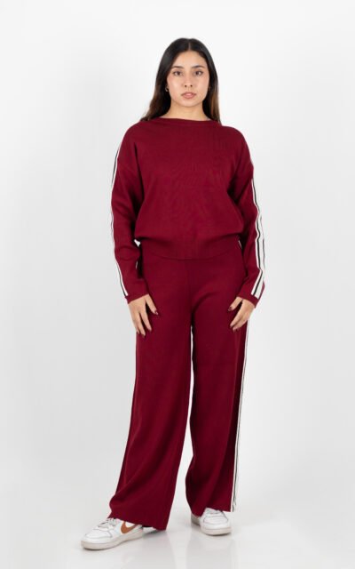 SET ALGODÓN VINO UNITALLA